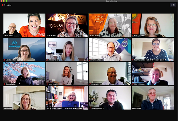 Another successful Lunch and Learn session- look at those happy business owners!