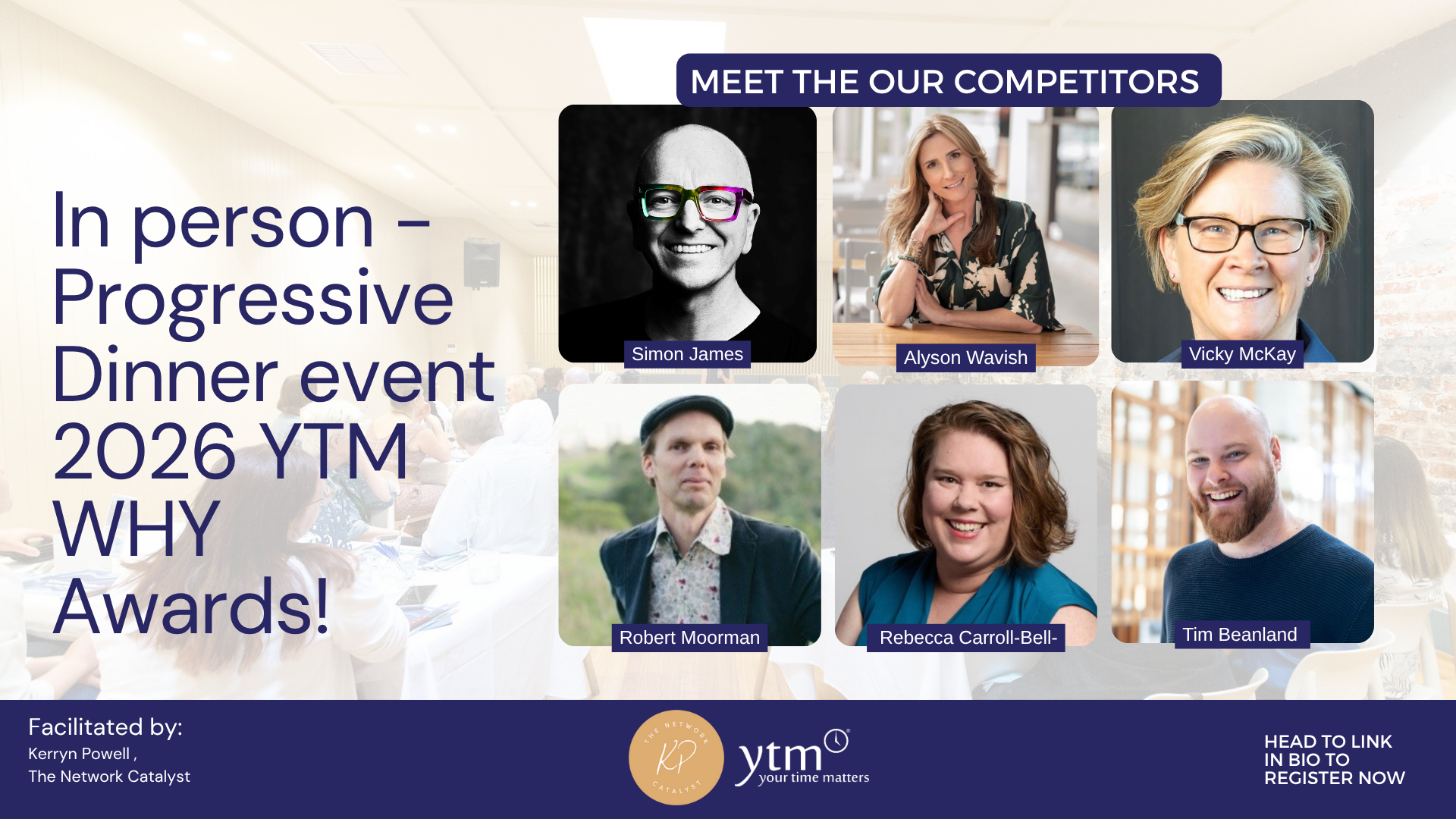 Your Time Matters Business Networking In-Person Event in Brighton, Bayside Melbourne