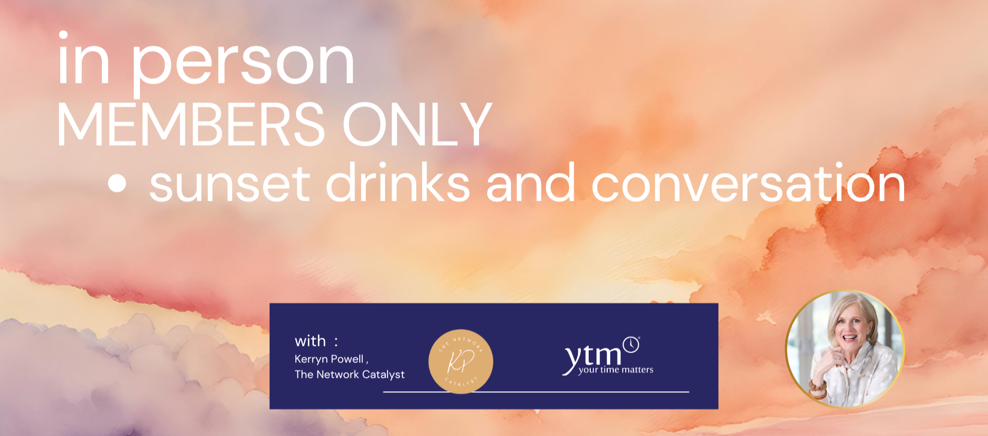 YTM Members Connect- Sunset drinks & conversations