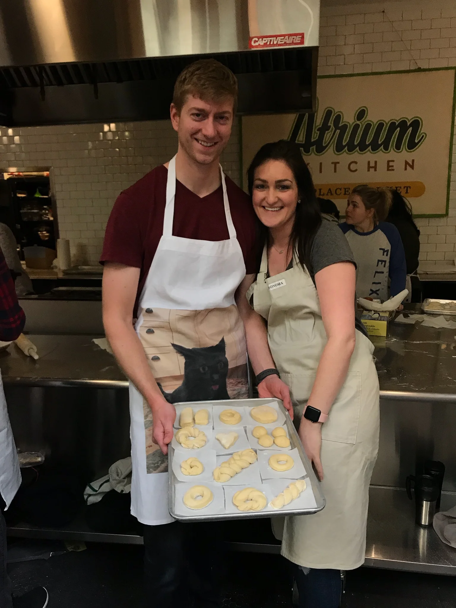 RAISED DOUGHNUTS X ATRIUM KITCHEN CLASS 3.31.2018 We rolled, cut, proofed, fried, glazed, ate and laughed! What an awesome bunch of doughnut lovers! Thanks to everyone who made it out!