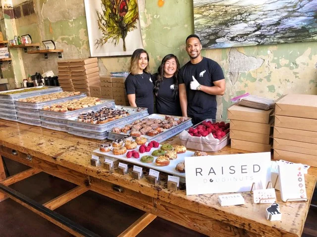 RAISED DOUGHNUTS X EASTERN CAFE POP UP 3.10.2018 So great being back at Eastern Cafe for one of our last POP UPS before we open the shop!