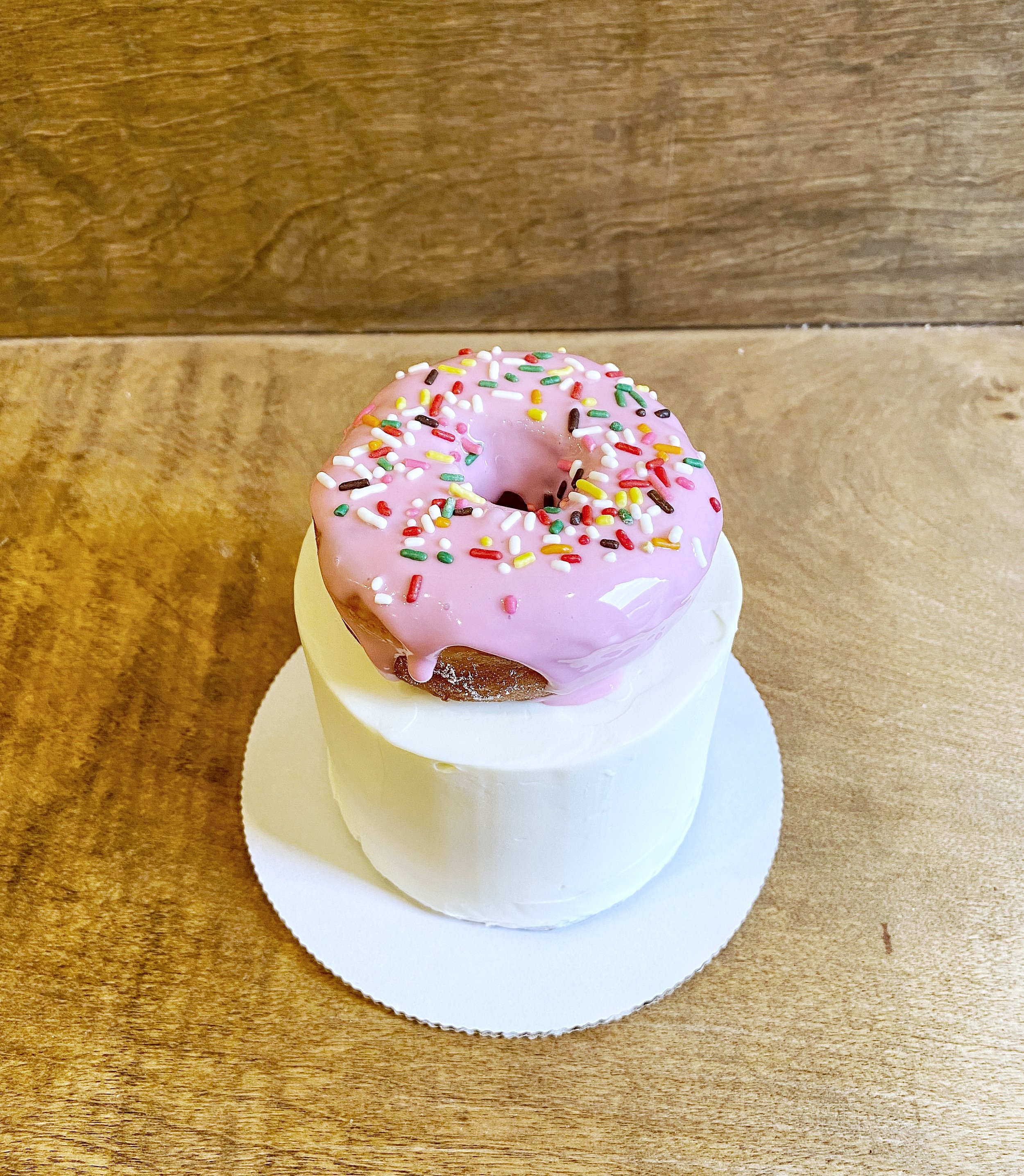 Pink Sprinkle Doughnut 