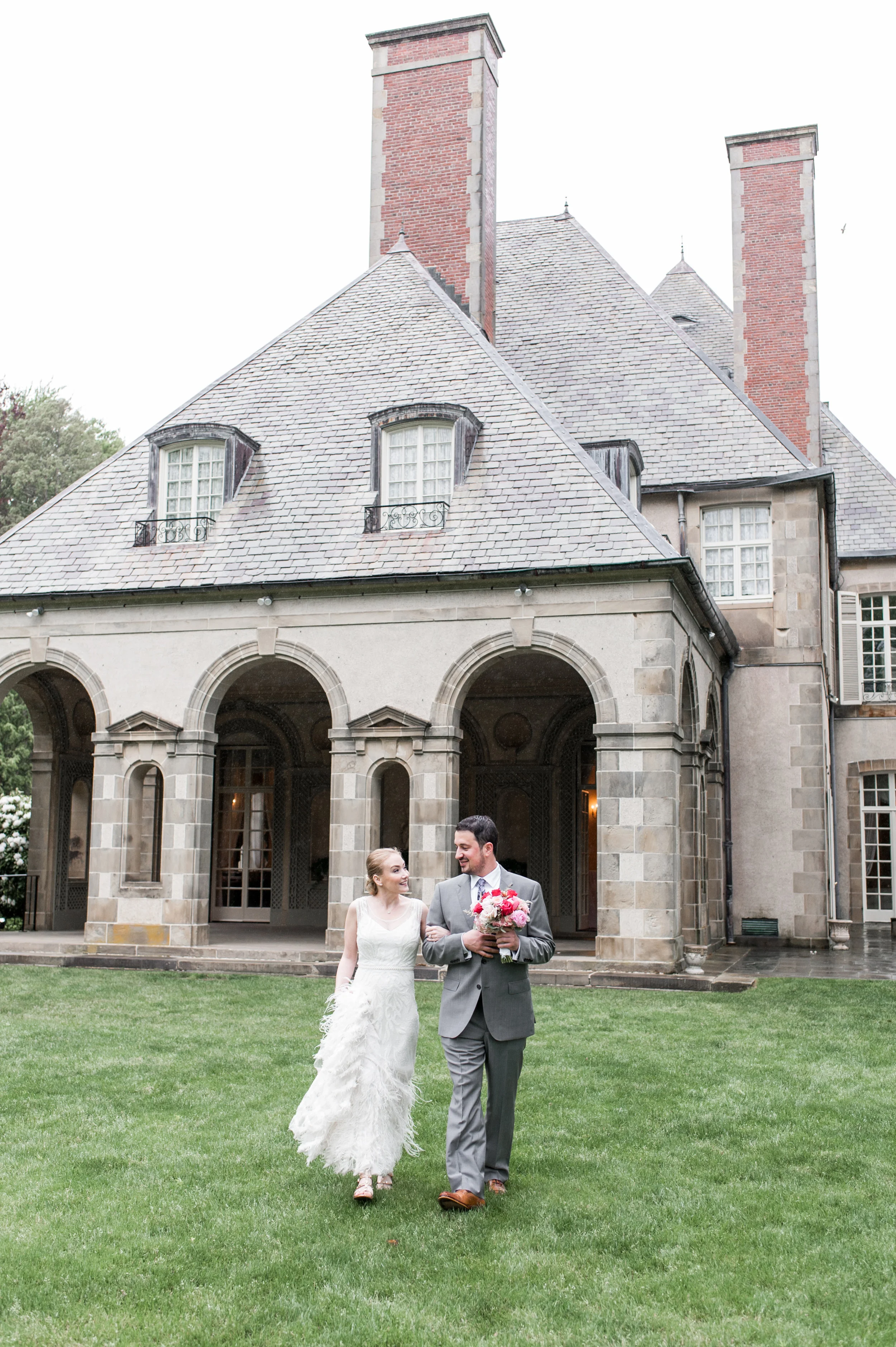 A+Z's Old World Romantic Estate Wedding at Glen Manor House in Portsmouth, RI
