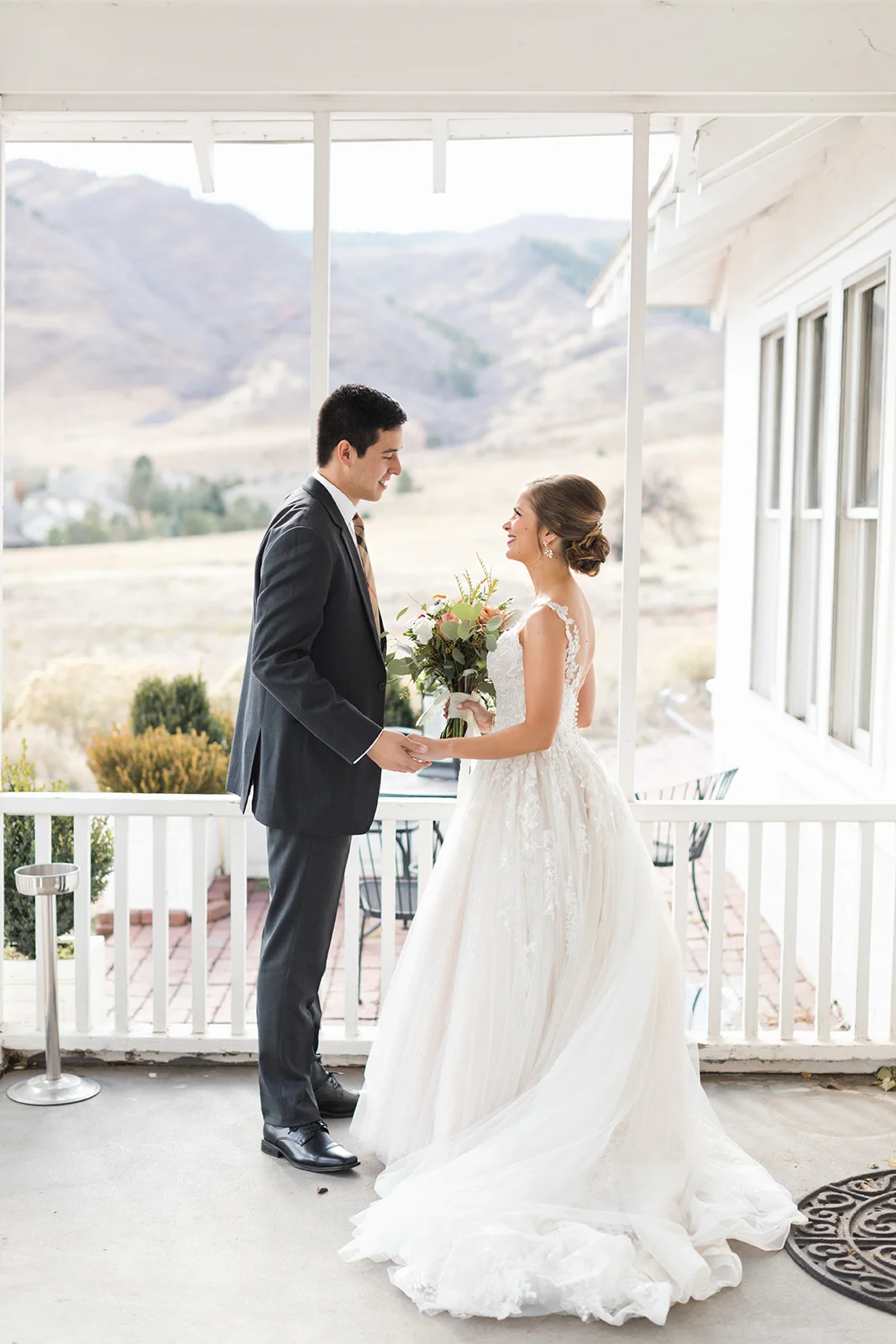 M+T's Elegant Woodland Wedding at  The Manor House in Littleton, CO