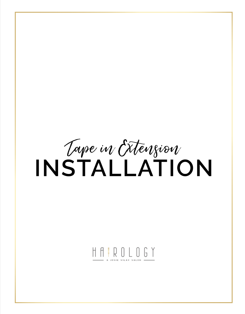 Tape In Extensions Guide Hairology Tape In Extensions Guide Hairology