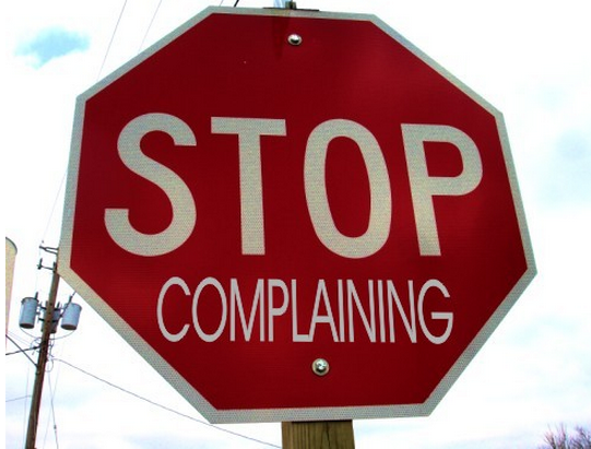 Are you complaining your power away? Probably. 