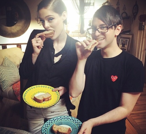 OMG this one kills me. Christian Siriano is acting like this PB&J is a part of last season's sale section at Neiman Marcus - yuck!
