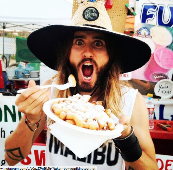 Jared, Jared, Jared. Do you really think we believe that this is how you prepared for that Gucci commercial? 