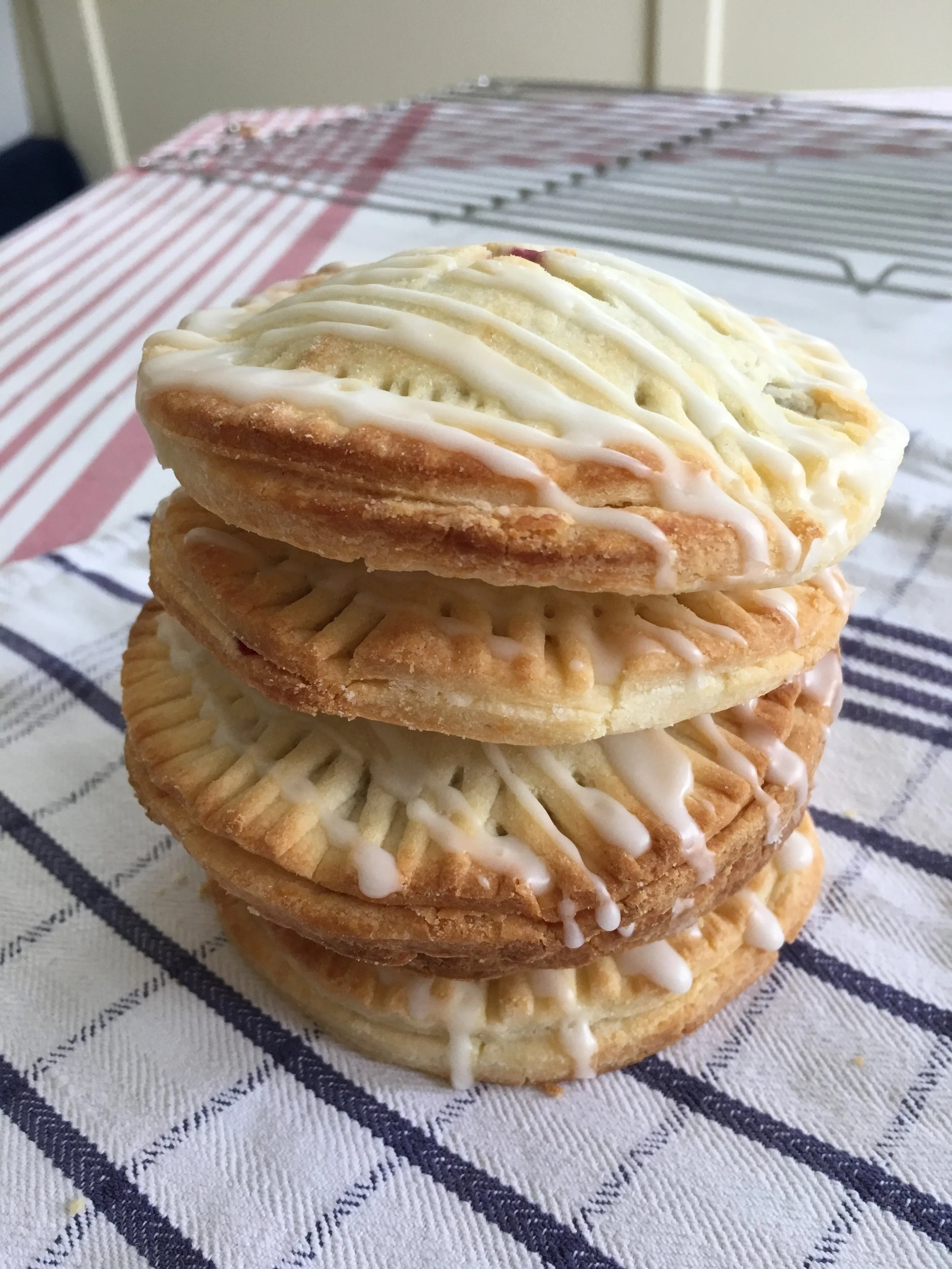 Cherry Hand Pies with Almond Glaze... and the '80s
