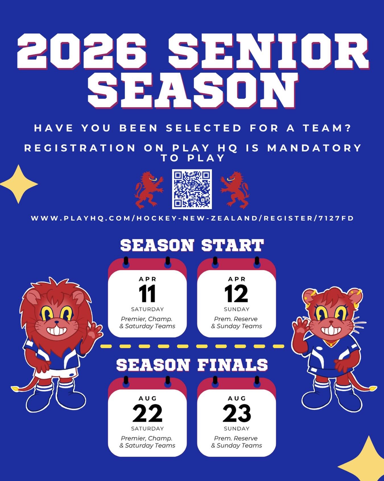 Play HQ registration link in bio 🗣️‼️🔗 there is no current draw but we will be updating our socials weekly to reflect the upcoming senior games 🫡🫡