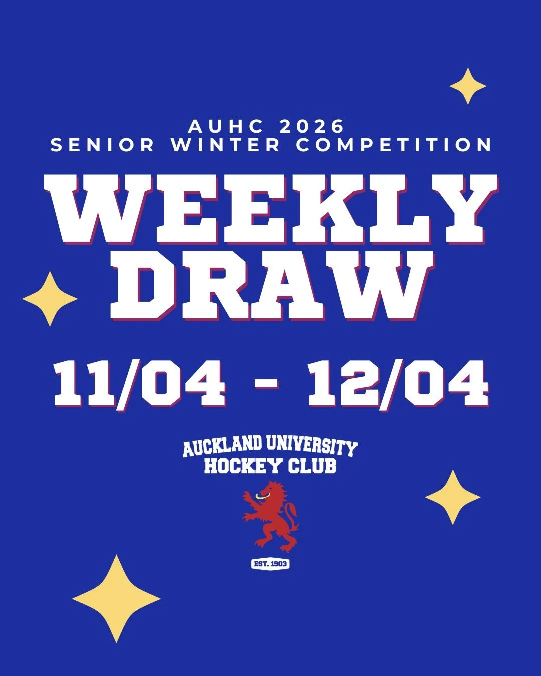 Draw is up, draw is up omg!! RSVP to your team games and grab your gear, the season is starting ‼️‼️🗣️🗣️🏑🏑🏑🧦🧦🧦