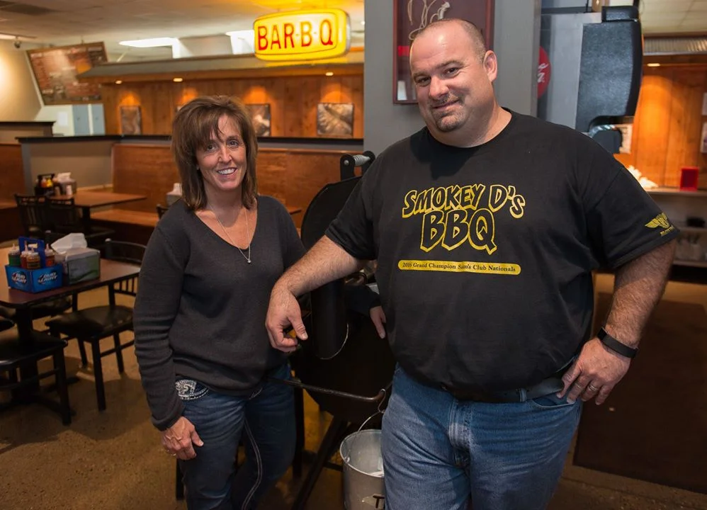 Sherry and Darren Earth are the only team to win the American Royal Open, Jack Daniels World Championship, King of the Smoker and the Houston Livestock World Championship.