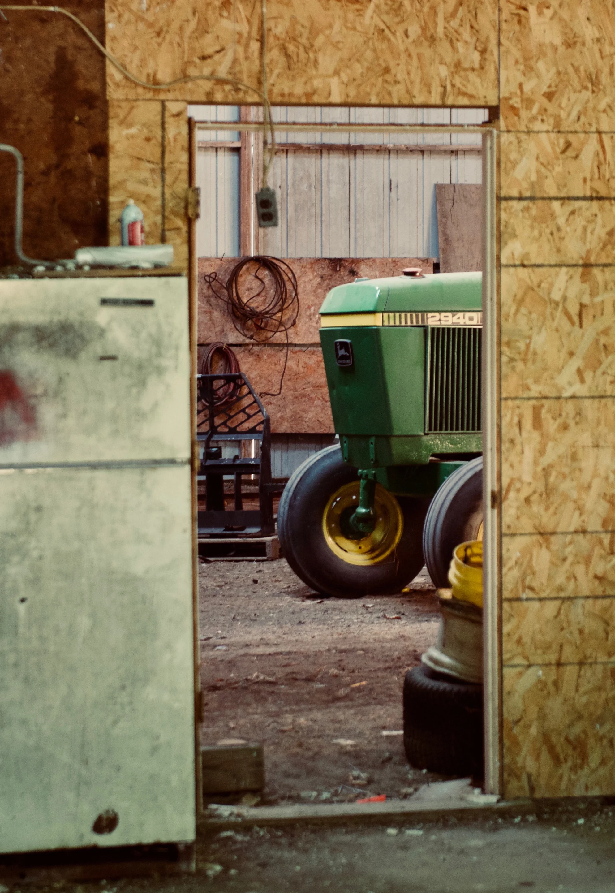 John Deere 2940 at rest. Taken near Garrison, Iowa Nov. 21, 2017.