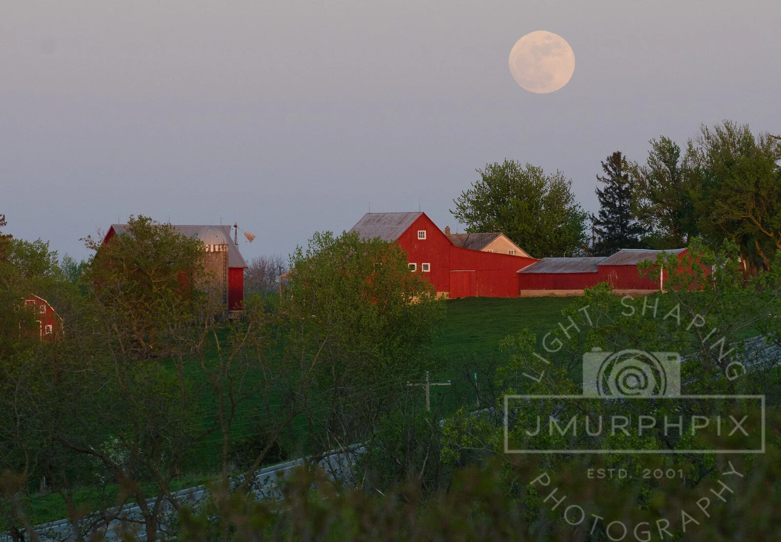 Moonrise in Allamakee County