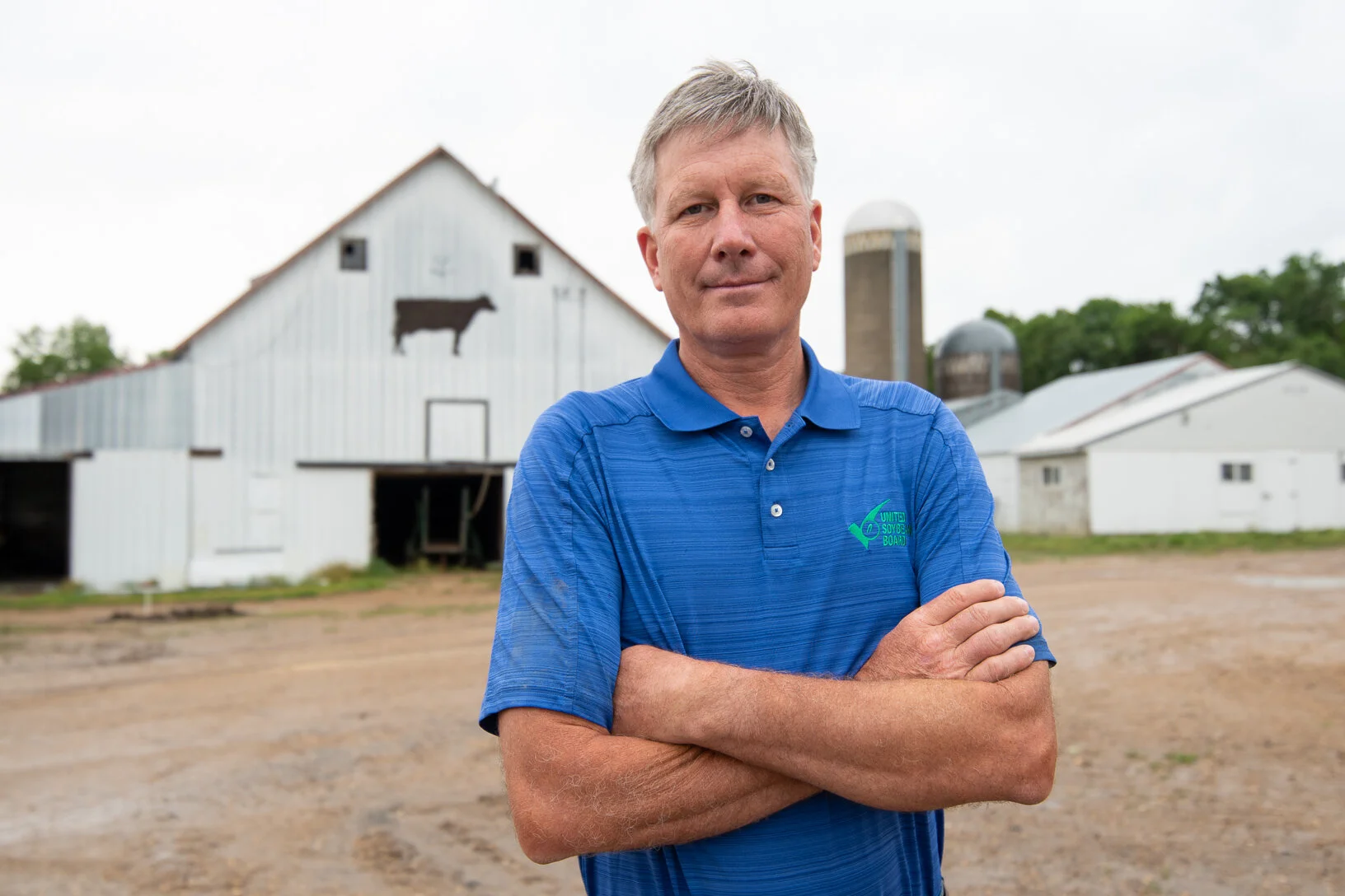 Todd Hanten is optimistic that he will produce another strong crop this year. He knows that the crop he produces is destined for countries around the world. (Photo: Joseph L. Murphy/For the United Soybean Board)