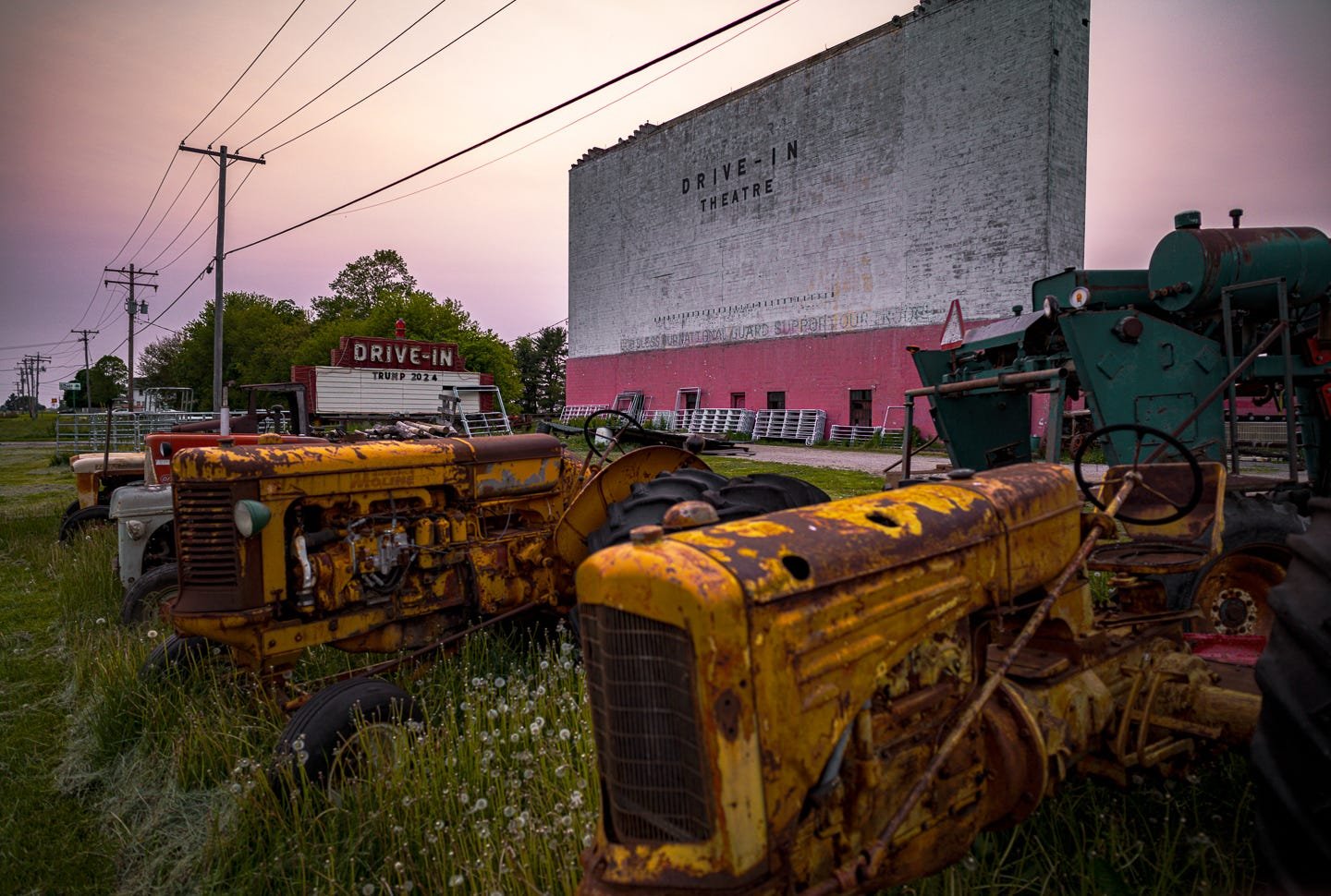 An evening at the drive-in