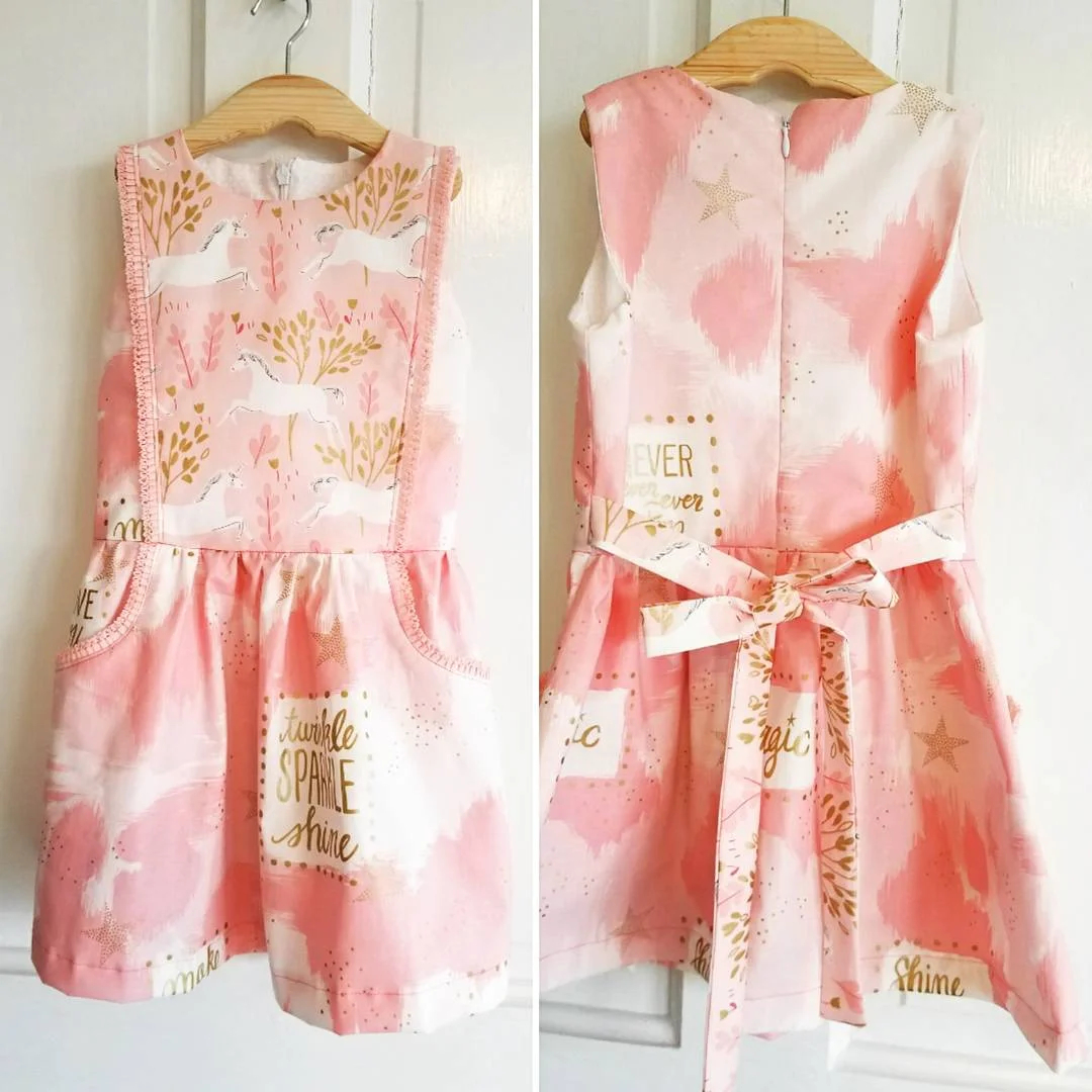 Tic Tac Toe dress, another sewpony pattern