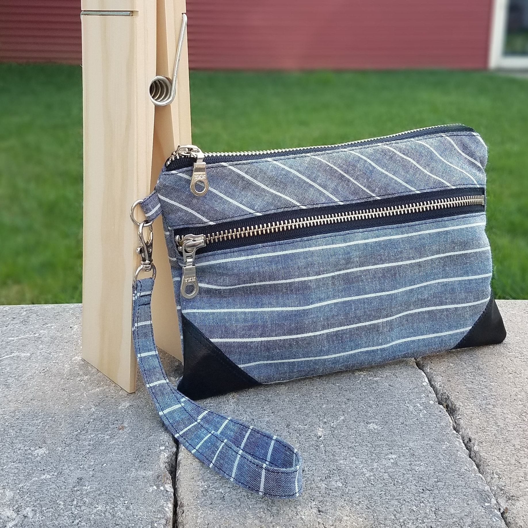 Small Double Zip Pouch