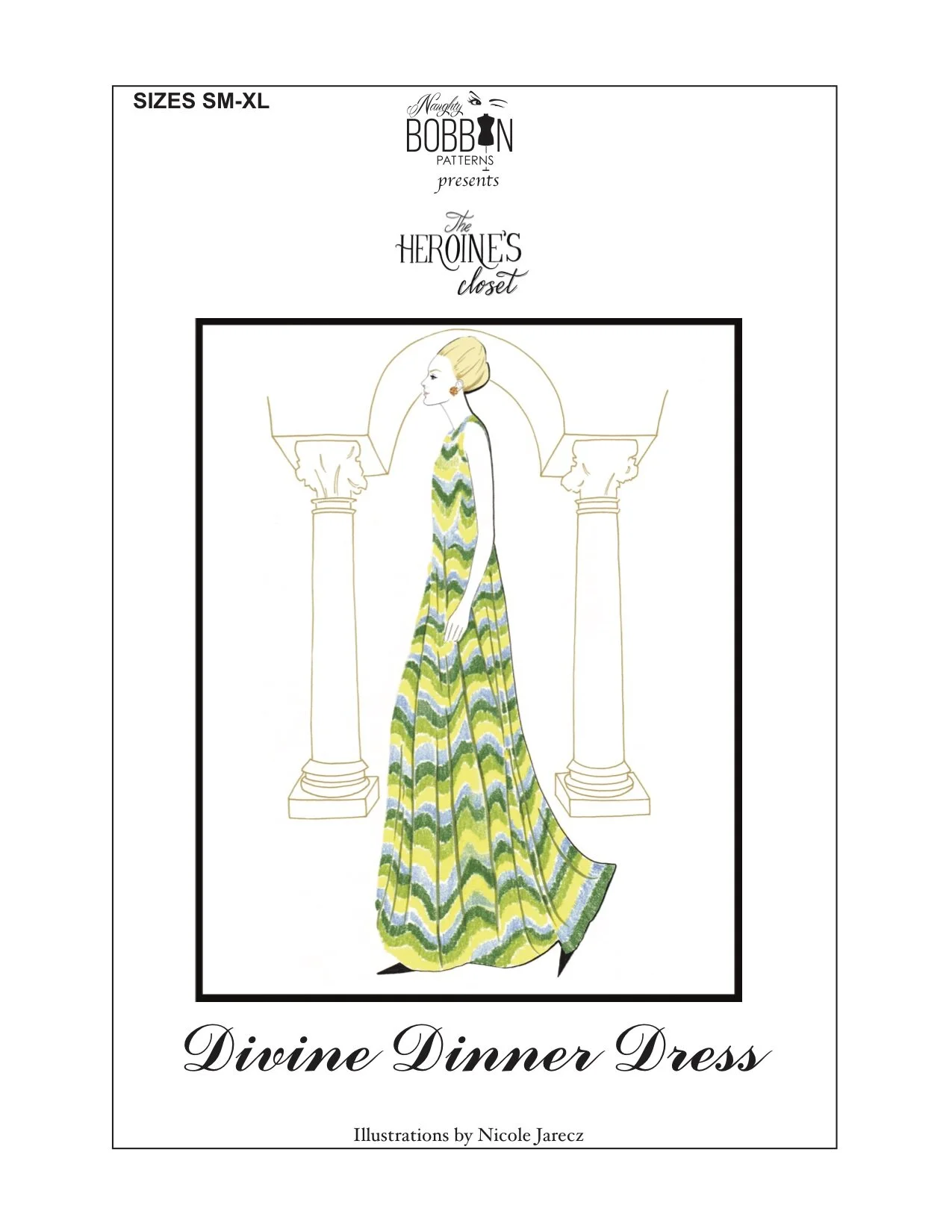 Naughty Bobbin Patterns Divine Dinner Dress