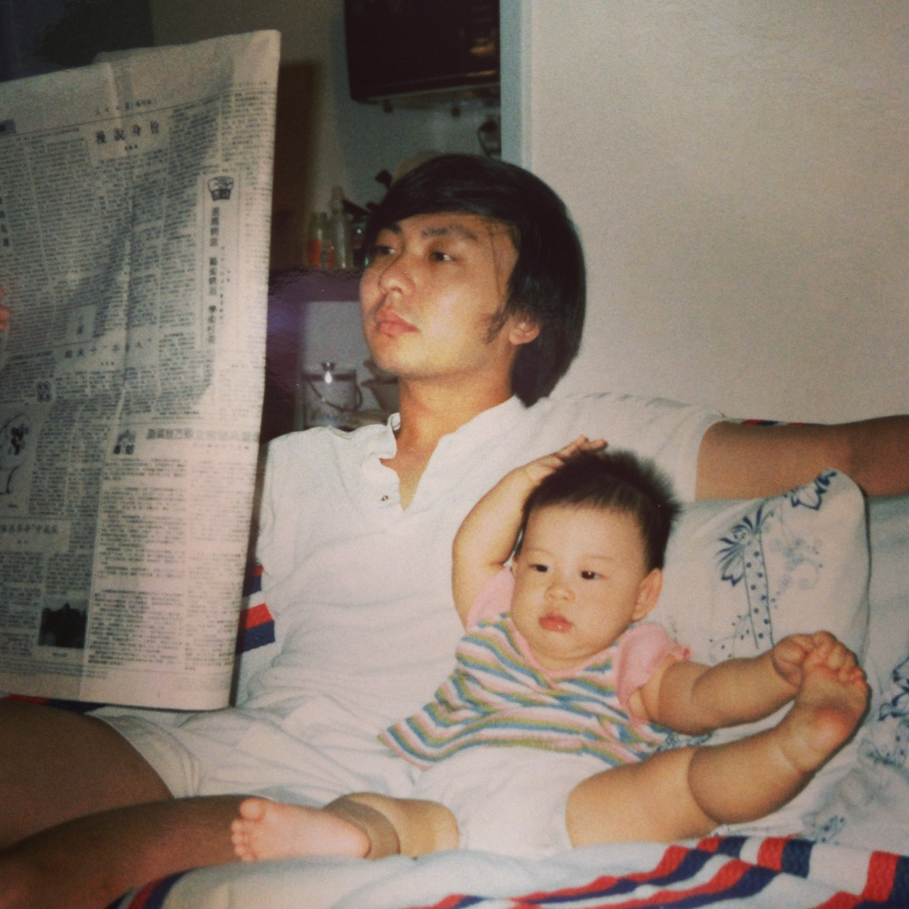 Mike & his dad. Impressed?