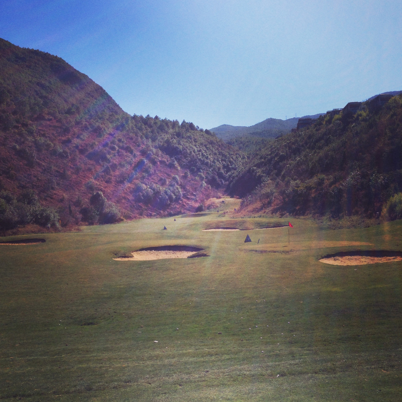 Driving ranges are extremely cheap out here
