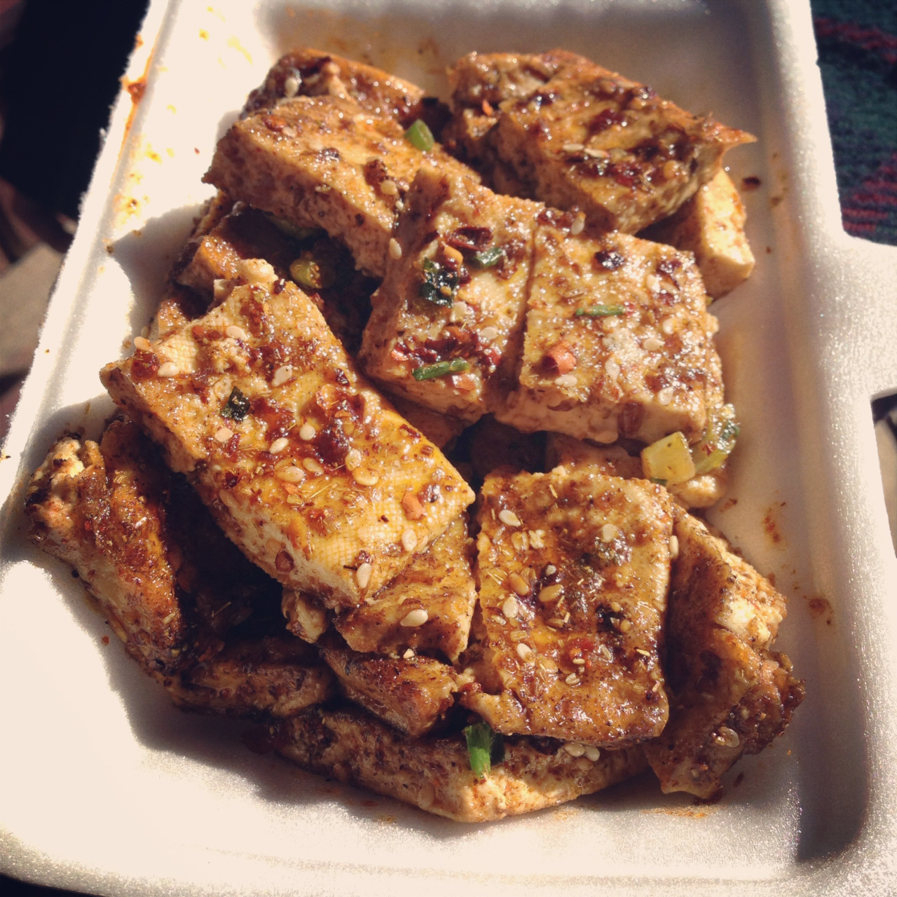 Alice's first time trying stinky tofu
