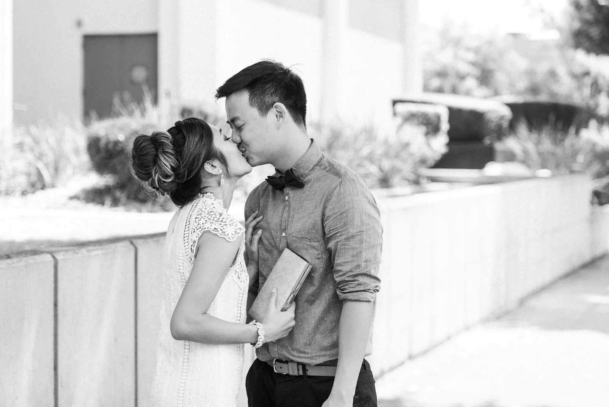 First of many smooches