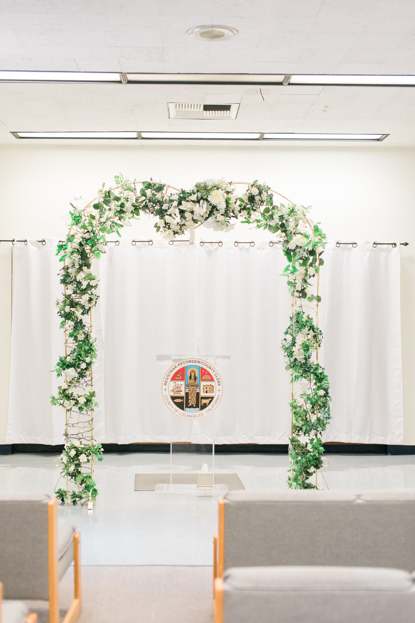 Where we performed the ceremony