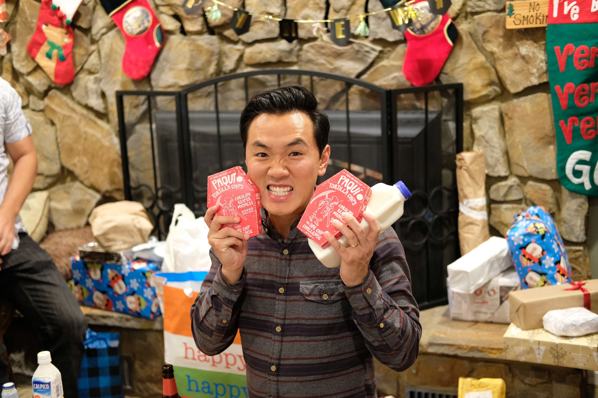Kin got Mike's gift (2 One Chip Challenge boxes)