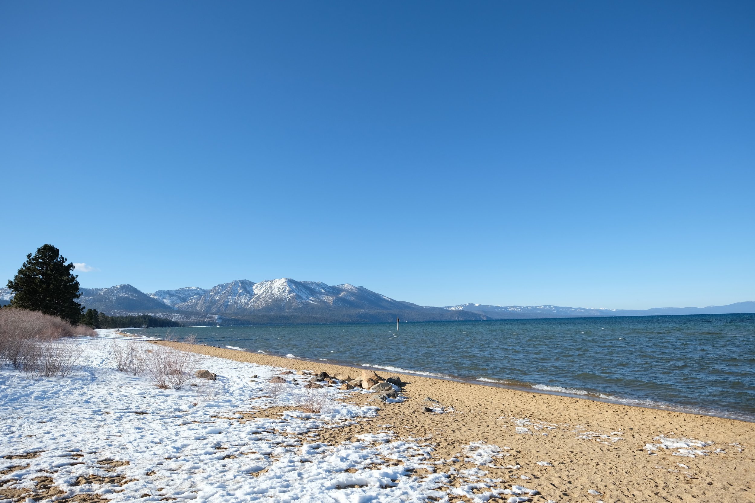 View from the edge of the lake