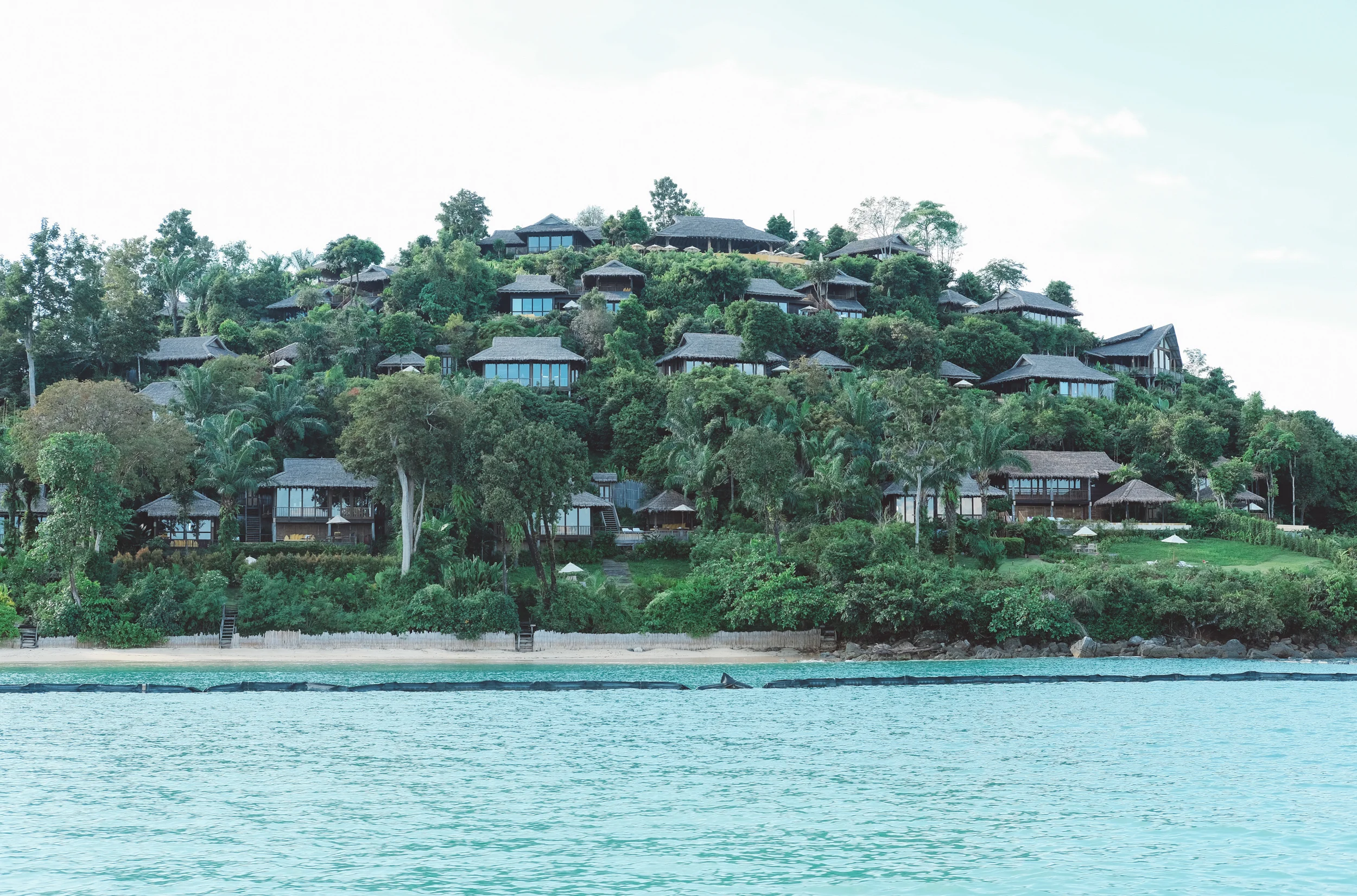 Pulling up to the resort!