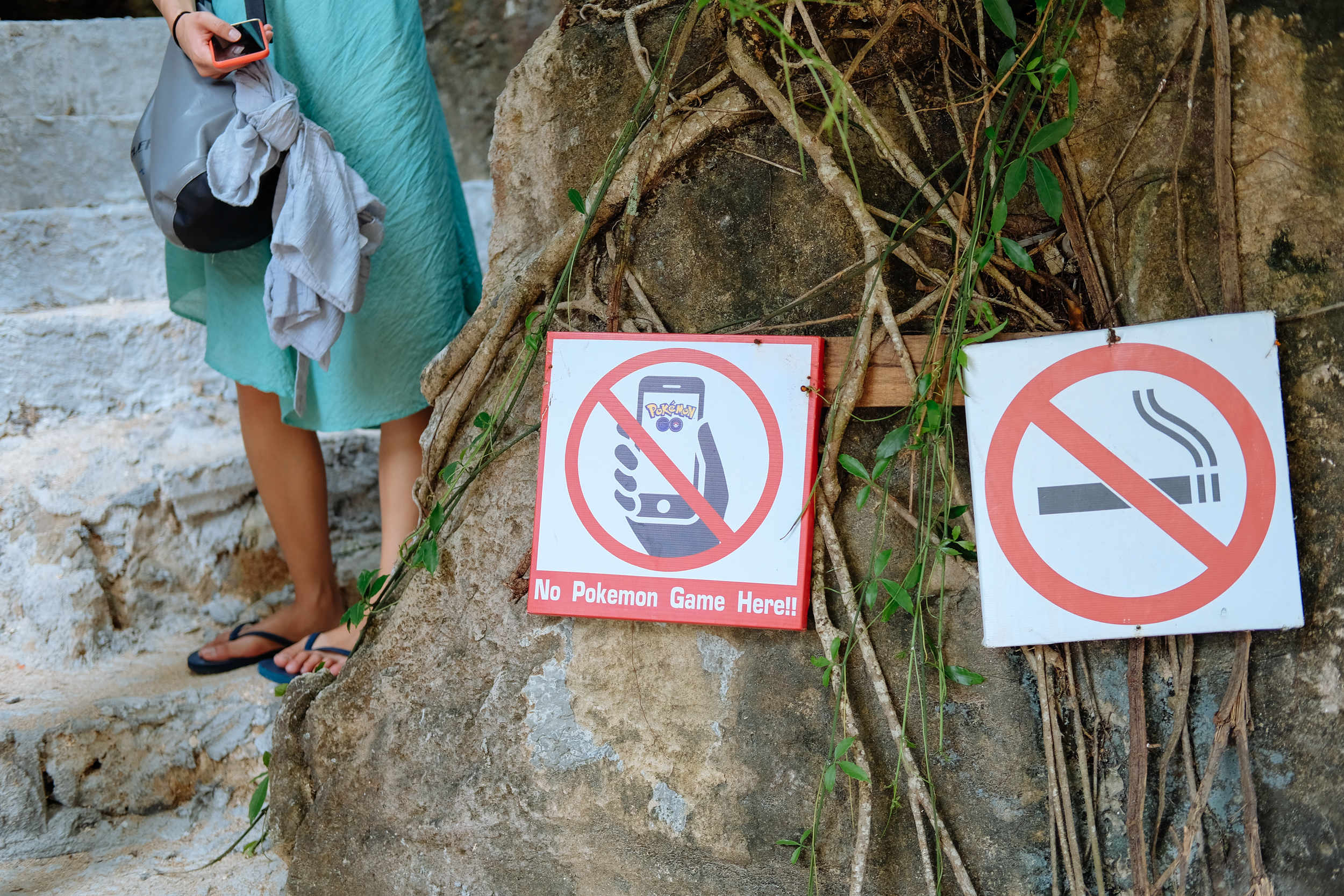 Pokémon Go isn't allowed here.