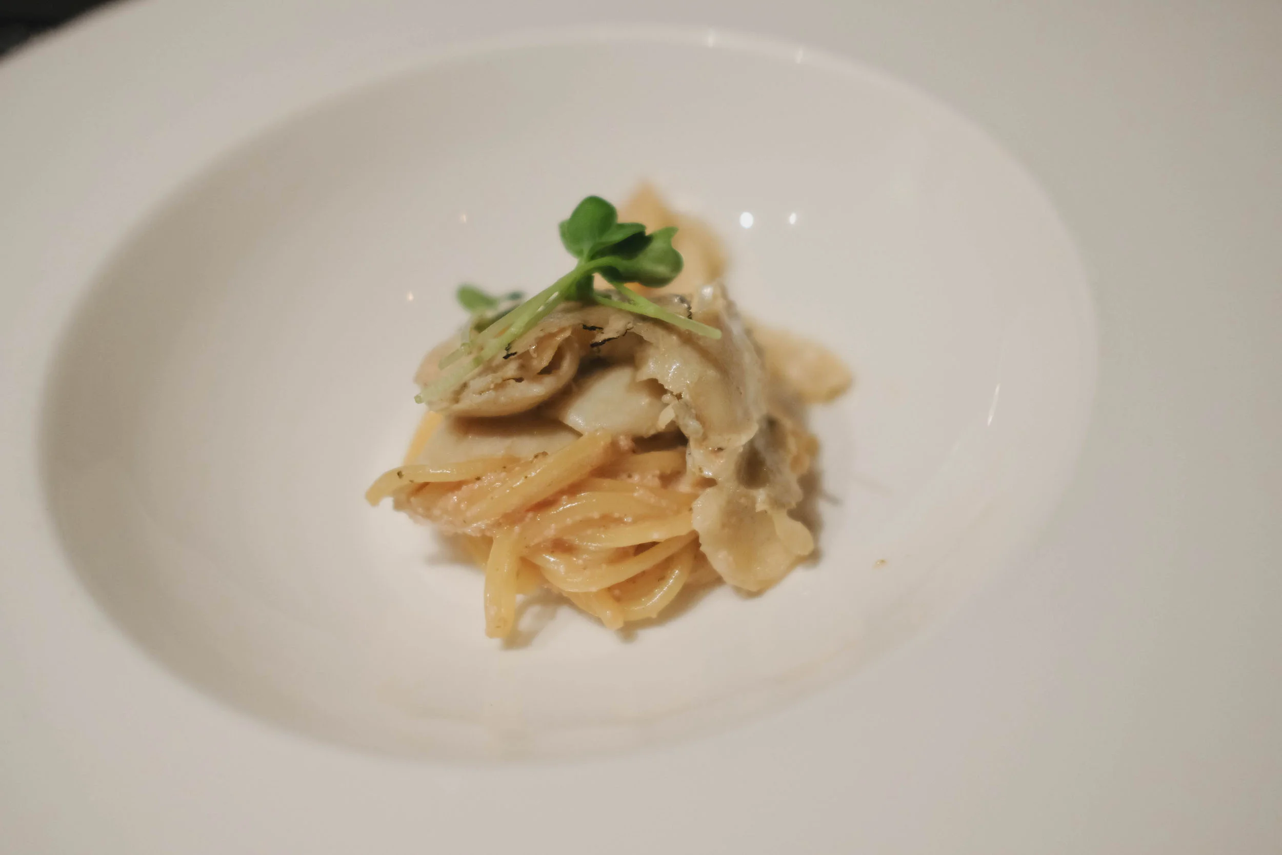 Chef Niki's signature abalone pasta