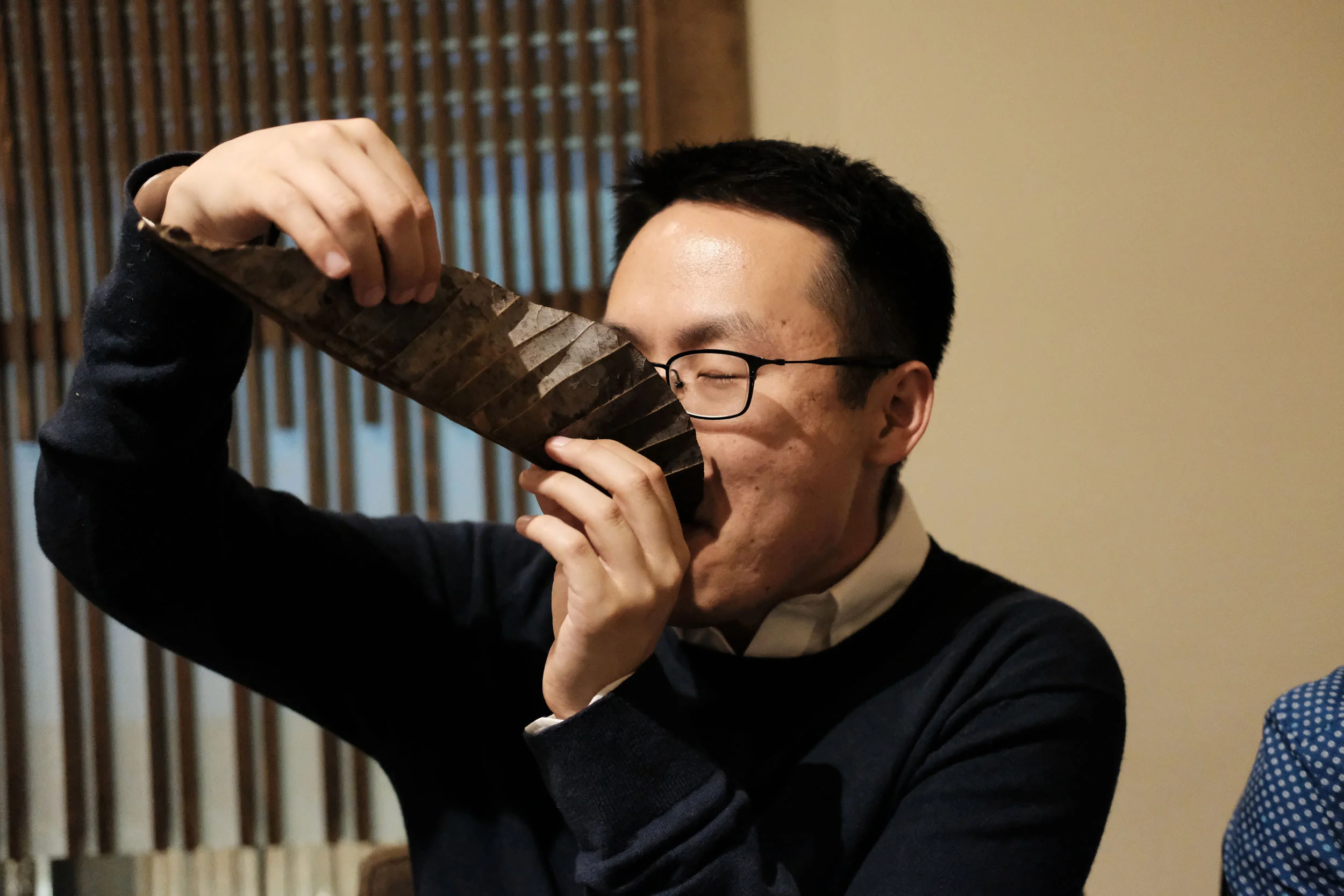 Cherishing the juices of the A5 Wagyu and Foie Gras