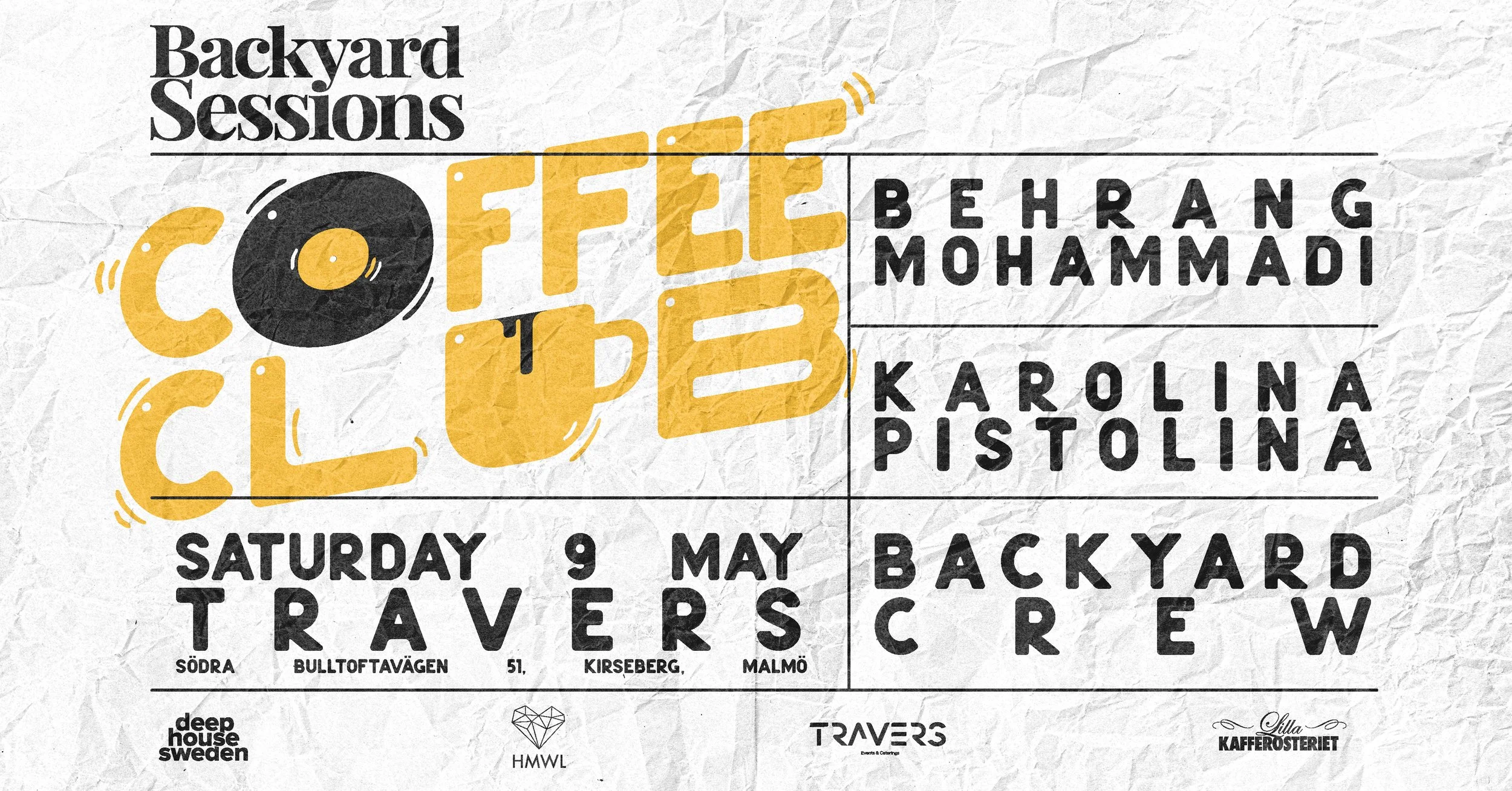 Backyard Sessions: Coffee Club #1 - 9 May 2026