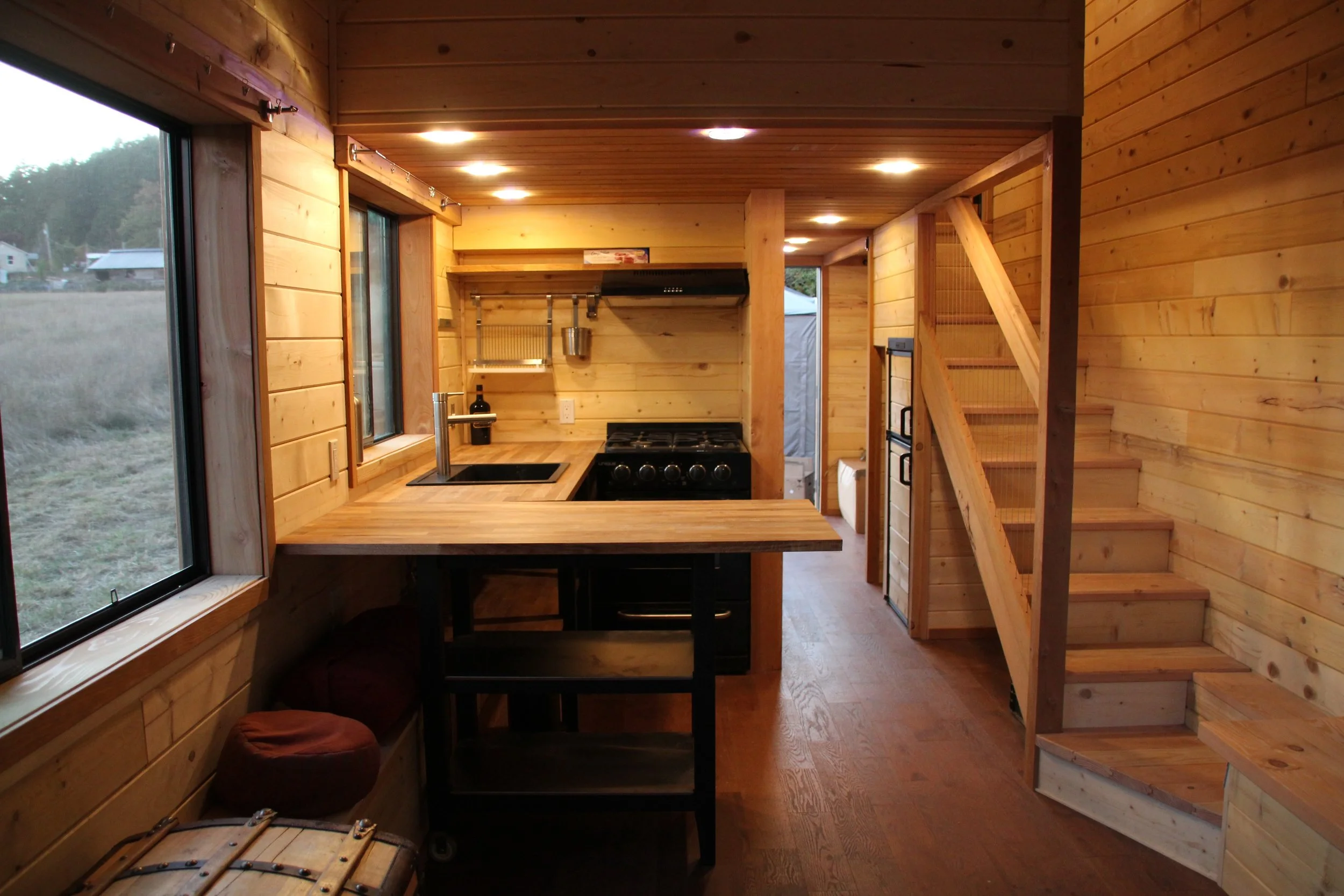 At the centre of the house, the kitchen allows excellent flow between spaces. There's room to move between rooms and plenty of space for more than one person to work in the kitchen at the same time.