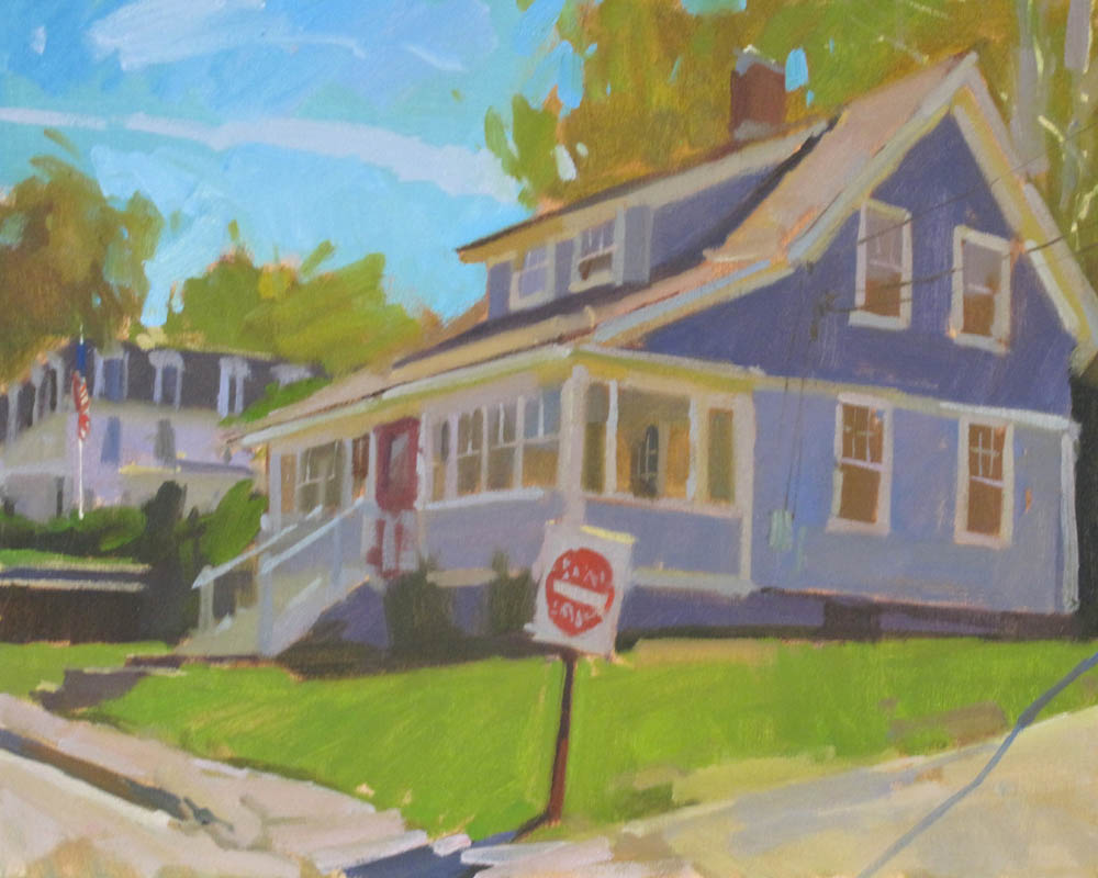 Do Not Enter 16x20" oil on canvas