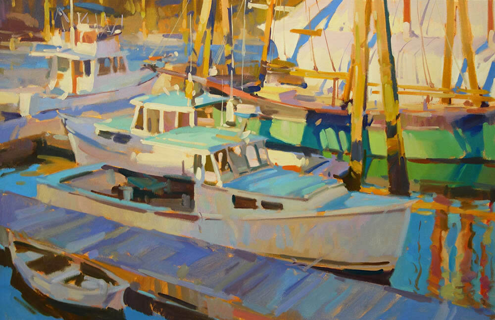  Day’s End in a New Season  24x36” oil on canvas 