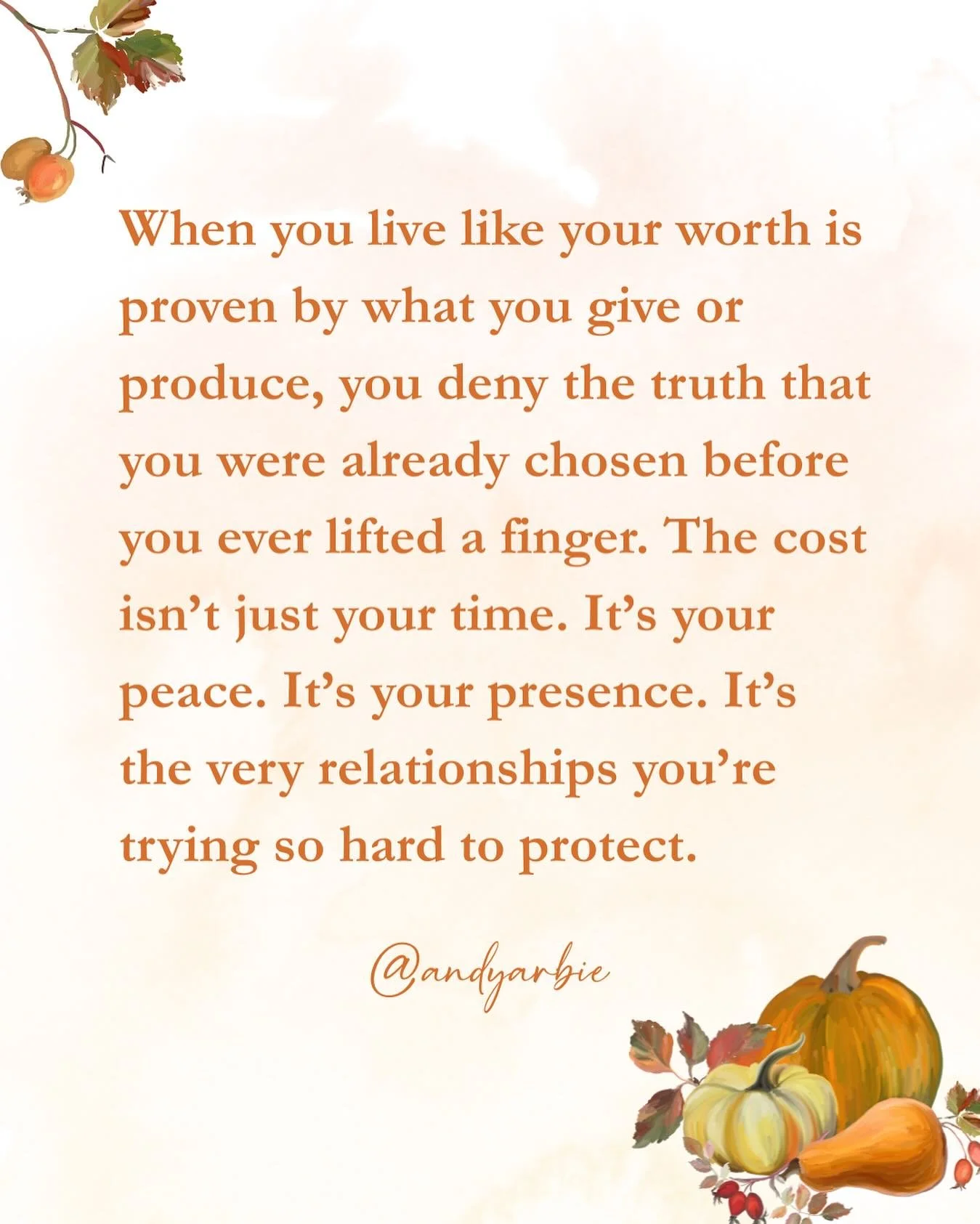There is a way of living that looks faithful on the outside&mdash;but quietly chokes the soul.

We fill our calendars. 
Say yes to everything. 
Pour ourselves out to everyone. 

And on the surface, it looks holy, selfless, even admirable.

But if we&