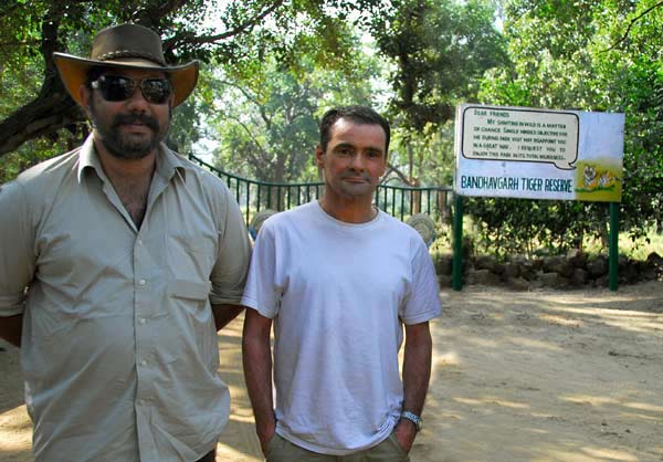 At Bandhavgarh with Digpal Singh in India