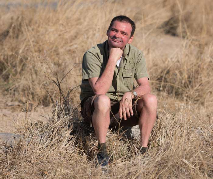 On safari in South Luangwa, Zambia