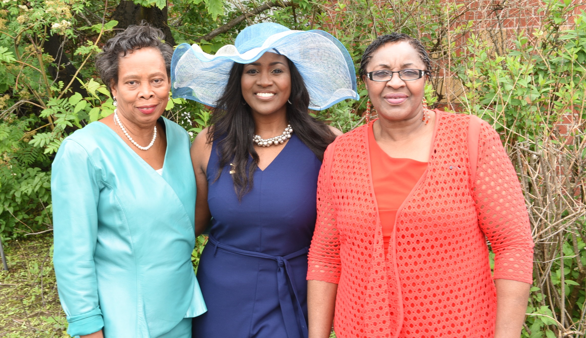 Patricia Gloudon (l), Nadine Spencer & Vivienne Nelson-Campbell