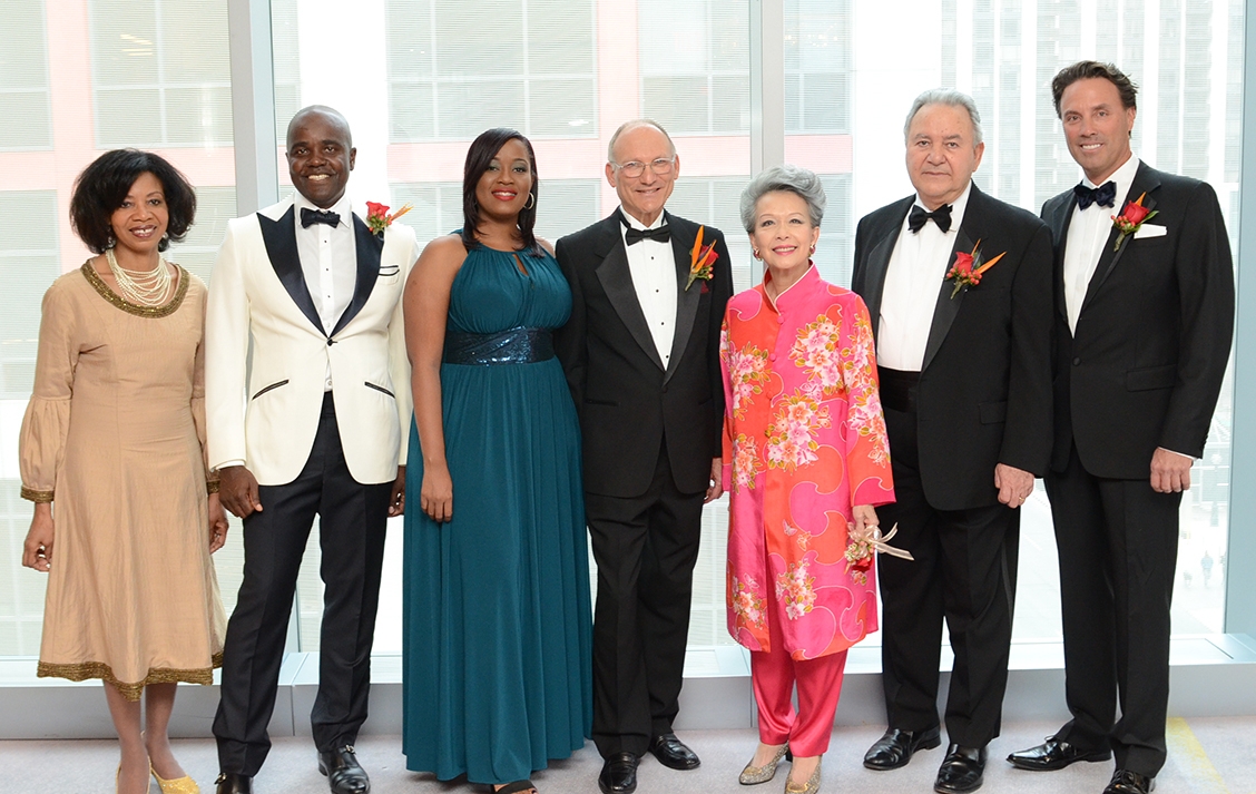 Dr. Shirley Thompson, Wes Hall, Sathara Hendricks, Dr. Paul Steinbok, Vivienne Poy, Robin Mahfood & Stephen Ames