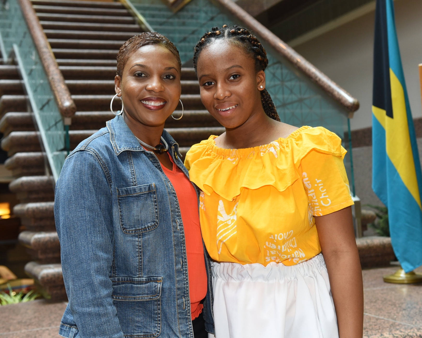 Naketra Malcolm (r) and her mom Nakeesa Beneby