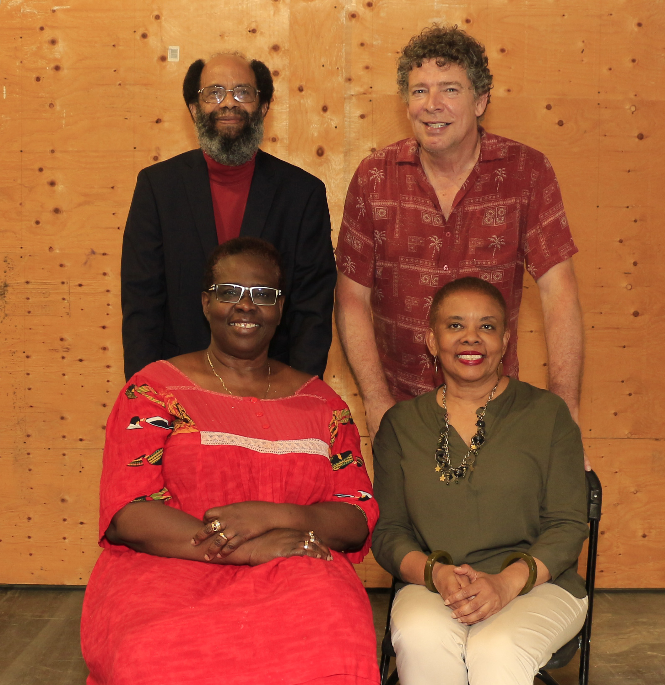Michael Lashley (l), Roger Gibbs, Rhoma Spencer and Judith Lezama (l)