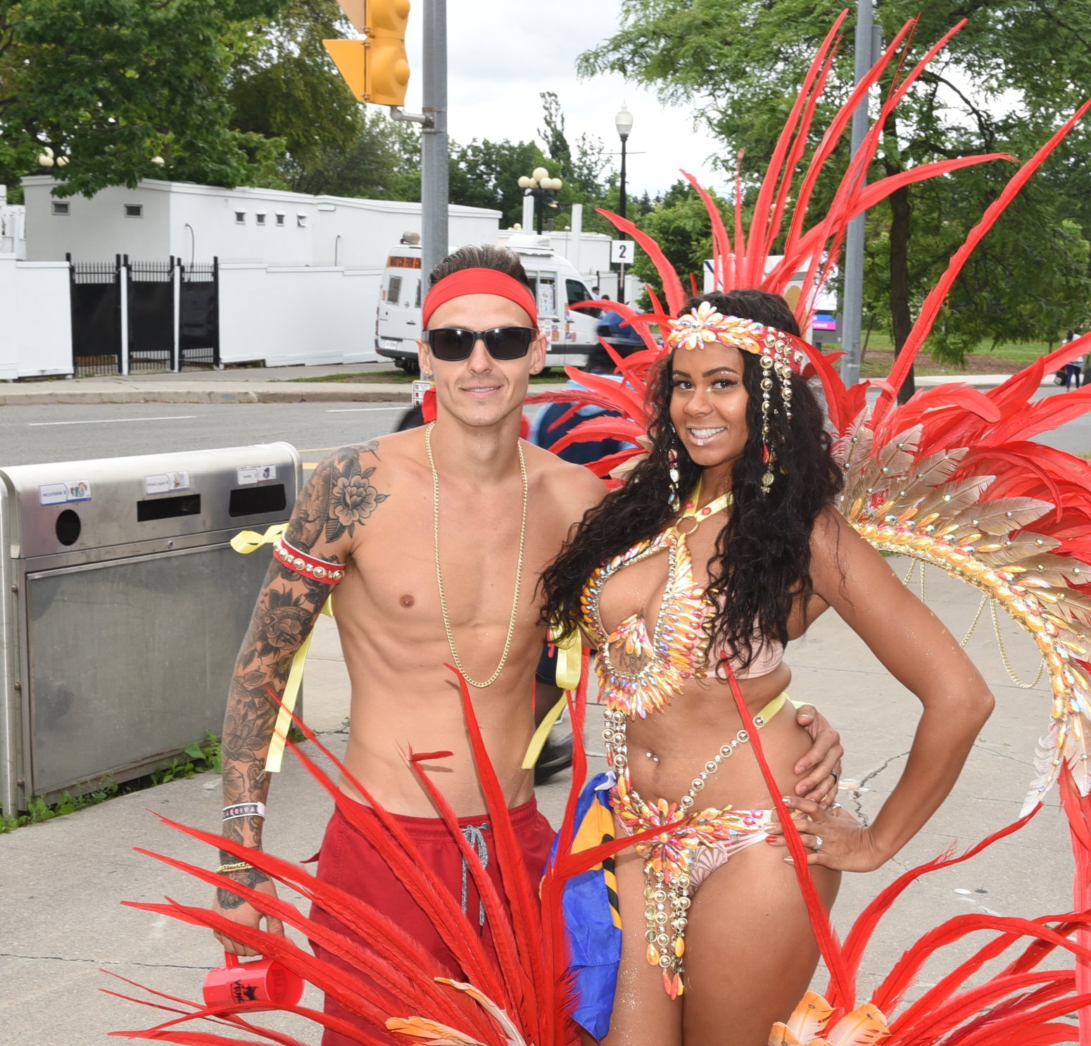 Husband and wife Spencer and Cherie Smith of Venom Carnival