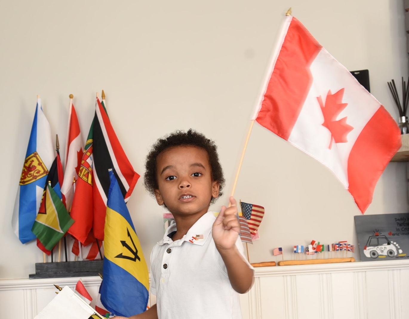 Three-year-old has passion for branding