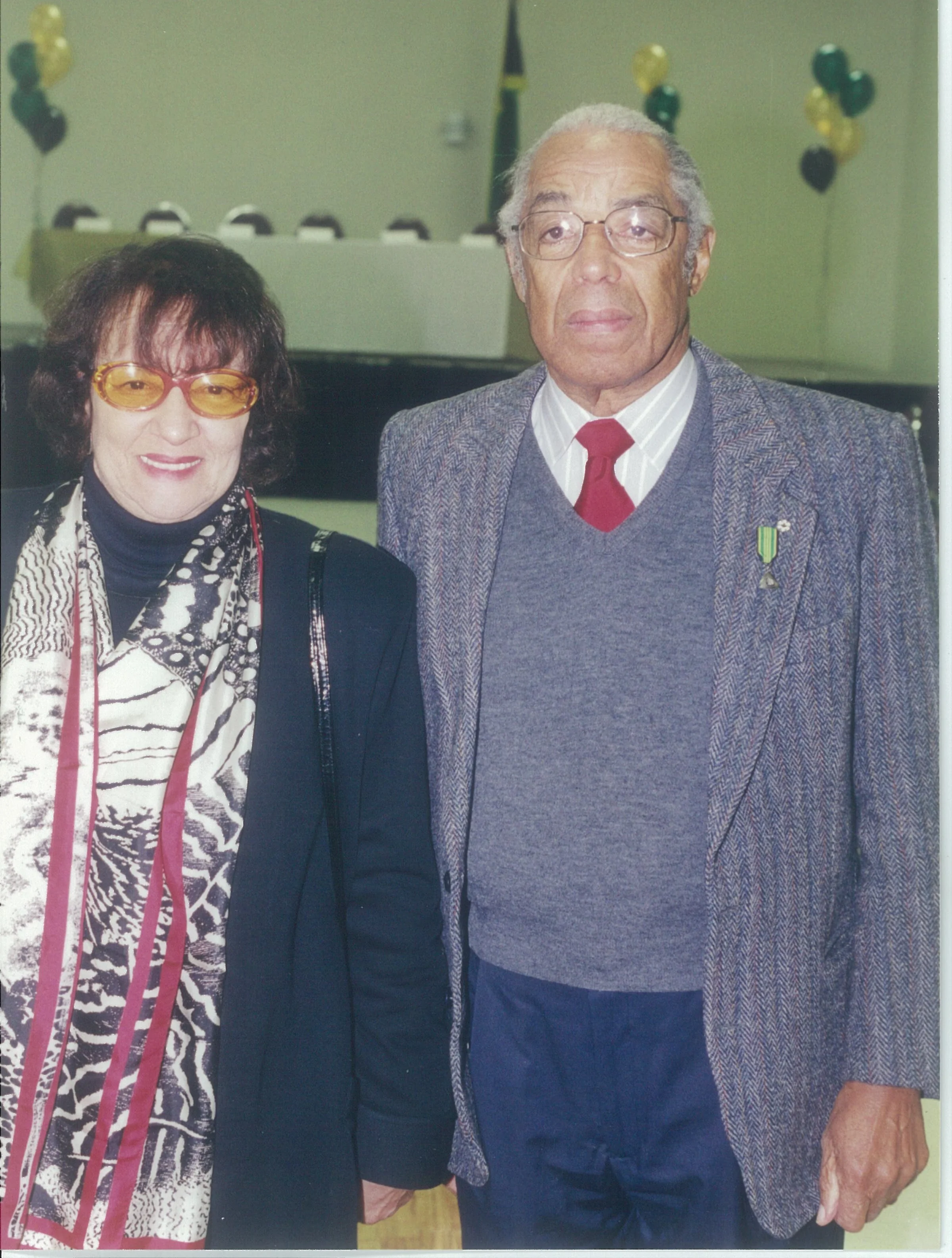 Dr. Mavis Burke attended Bromley Armstrong's funeral