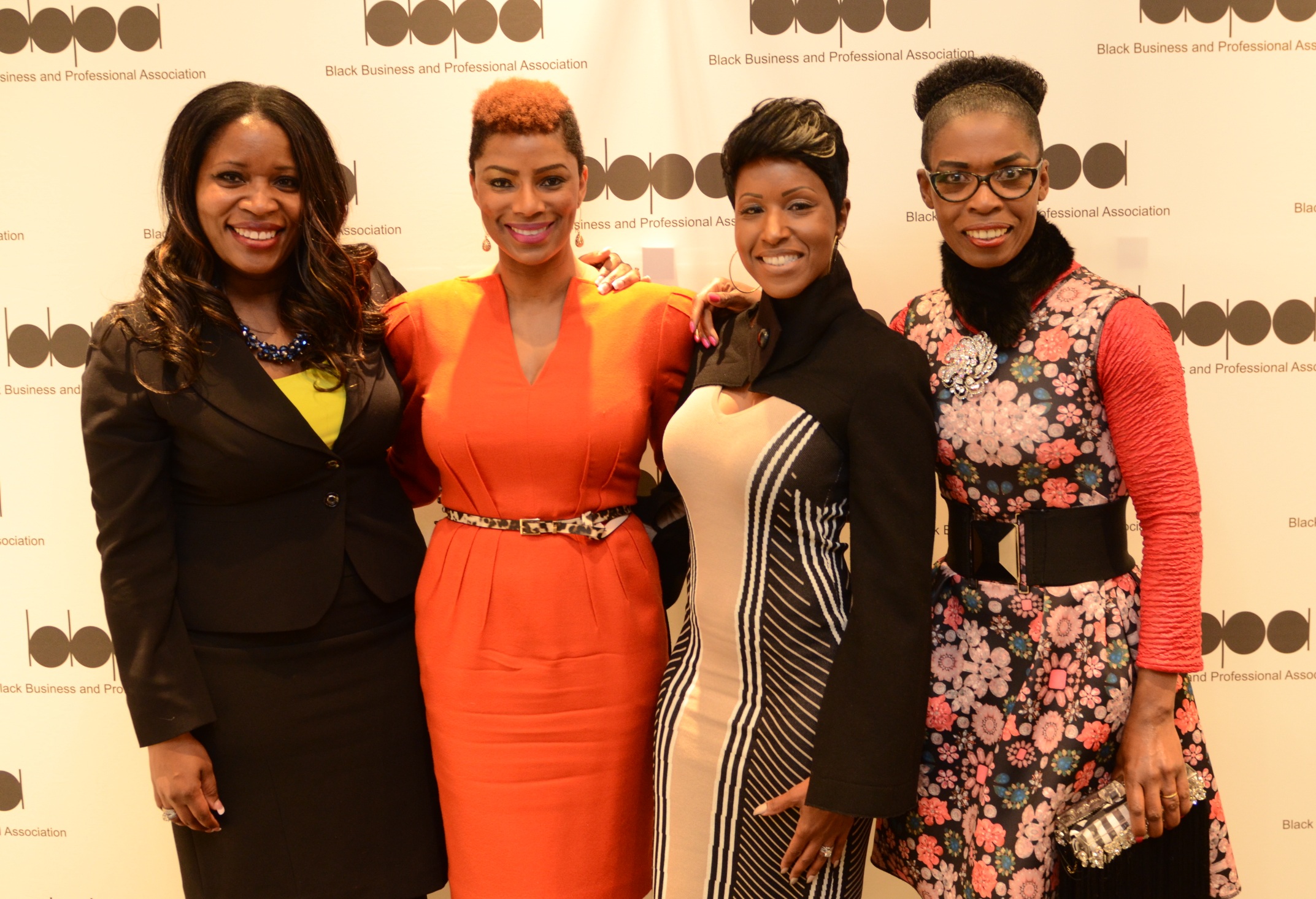 Claudette McGowan (l), Karlyn Percil, Diane Clemons & Pauline Christian