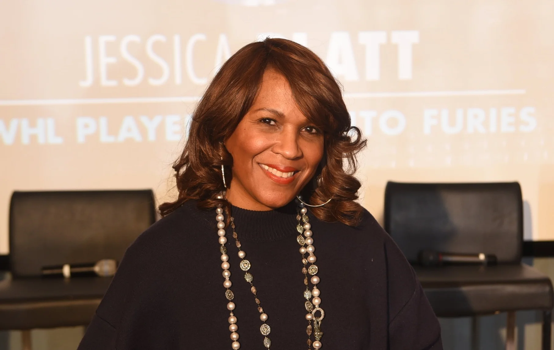 Woman of colour in National Hockey League leadership position